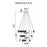 CWI Lighting Madeline Down Chandelier, Chrome 3C