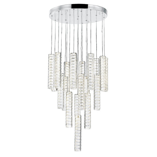 CWI Lighting Celina 20-inch Down Chandelier, Chrome - 1046P20-19-601