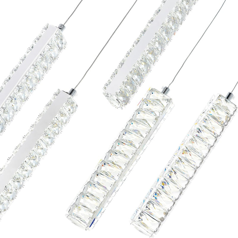 CWI Lighting Celina 20-inch Down Chandelier, Chrome
