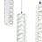 CWI Lighting Celina 20-inch Down Chandelier, Chrome