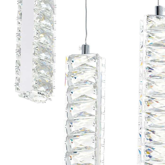 CWI Lighting Celina 20-inch Down Chandelier, Chrome