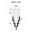 CWI Lighting Celina 20-inch Down Chandelier, Chrome