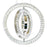 CWI Lighting Celina 20" Down Chandelier, Chrome