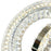 CWI Lighting Celina 20" Down Chandelier, Chrome