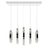 CWI Lighting Celina 26" Chandelier, Chrome