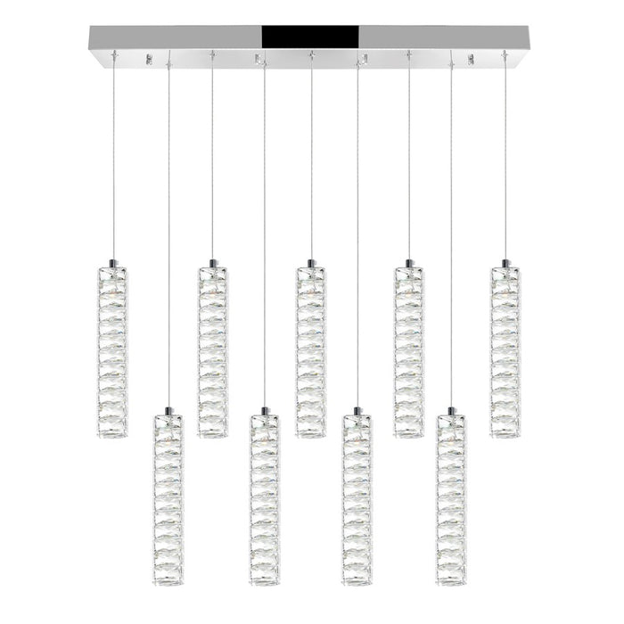 CWI Lighting Celina 32" Chandelier, Chrome - 1046P32-9-601-RC