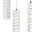 CWI Lighting Celina 32" Chandelier, Chrome