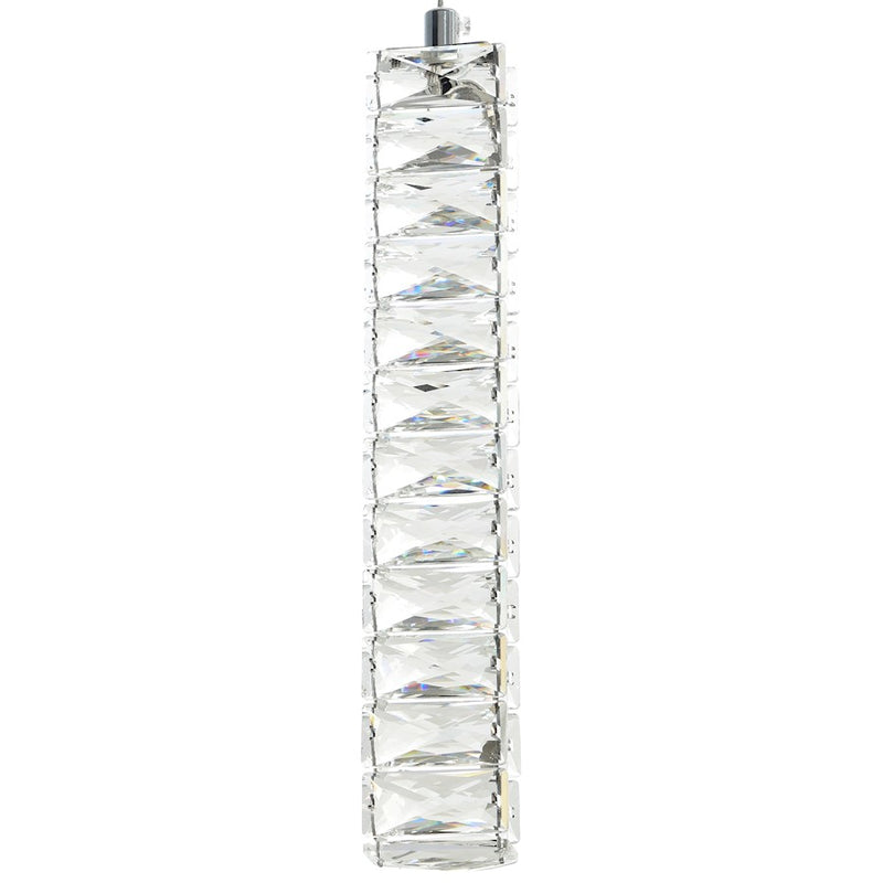 CWI Lighting Celina 32" Chandelier, Chrome