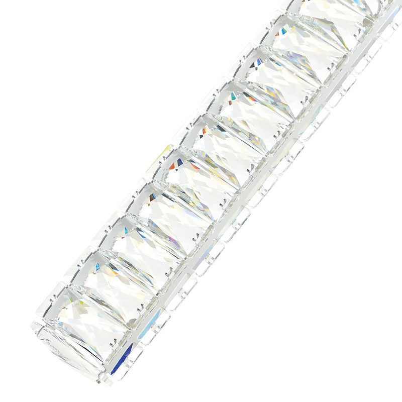 CWI Lighting Celina 32" Chandelier, Chrome