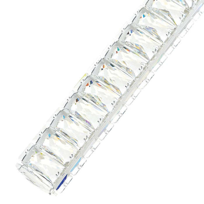 CWI Lighting Celina 32" Chandelier, Chrome