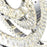 CWI Lighting Celina 37" Down Chandelier, Chrome