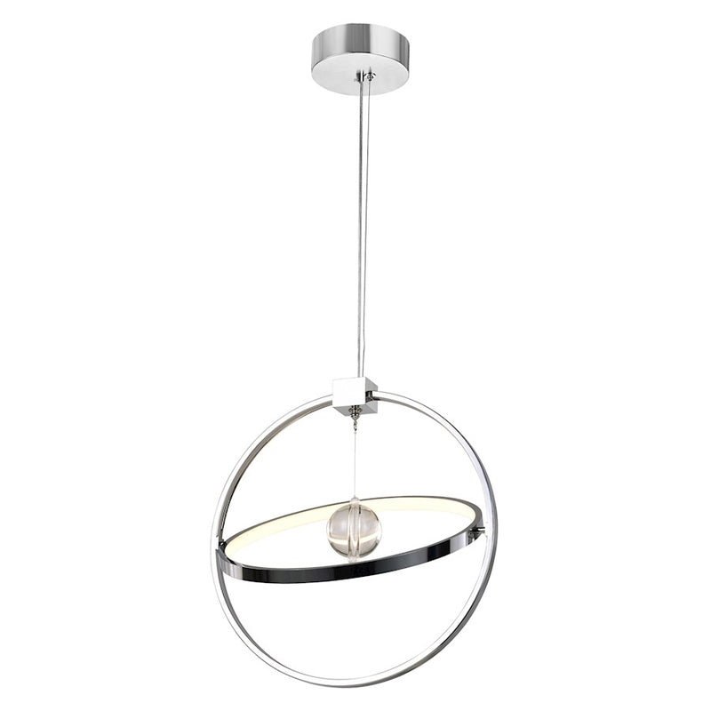 CWI Lighting Colette 17" Chandelier, Chrome