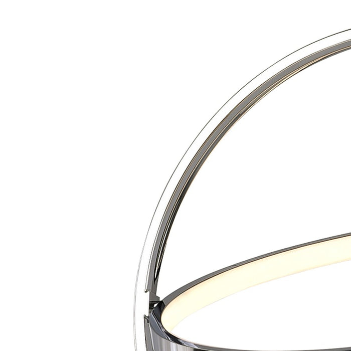 CWI Lighting Colette 17" Chandelier, Chrome