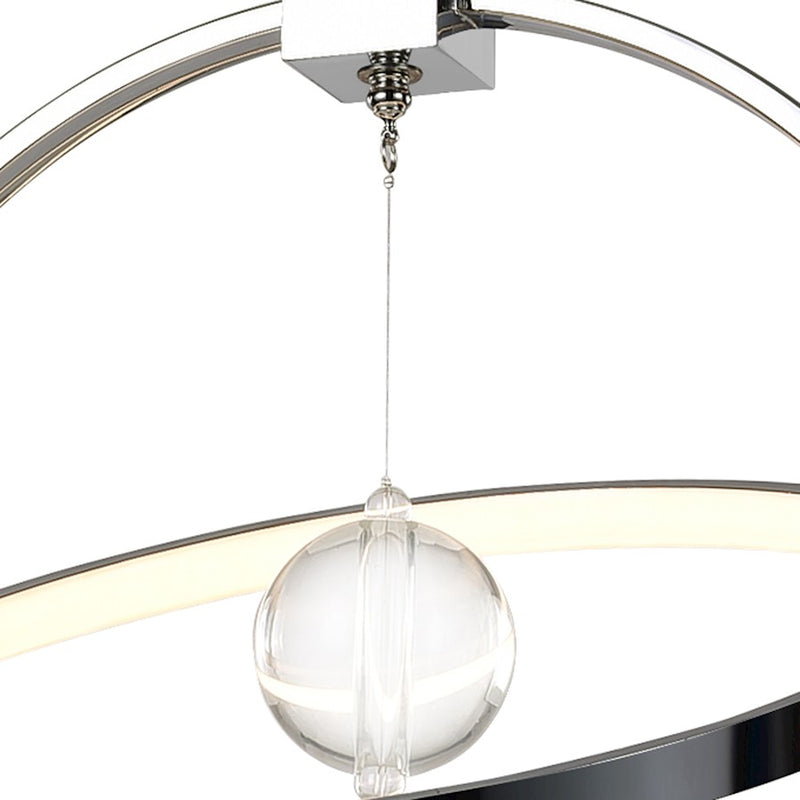 CWI Lighting Colette 17" Chandelier, Chrome