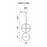 CWI Lighting Colette 17" Chandelier, Chrome