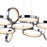 CWI Lighting Colette 28" Chandelier, Chrome