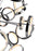 CWI Lighting Colette 31" Chandelier, Chrome