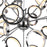 CWI Lighting Colette 31" Chandelier, Chrome