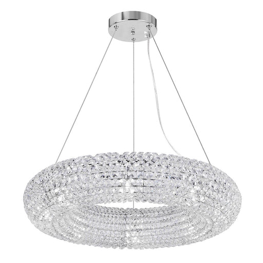 CWI Lighting Veronique 8 Light Down Chandelier, Chrome