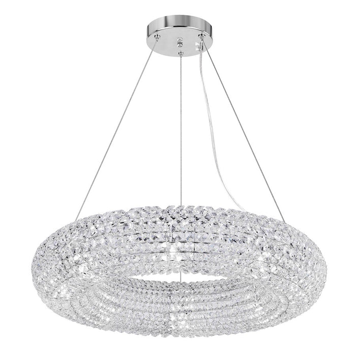 CWI Lighting Veronique 8 Light Down Chandelier, Chrome