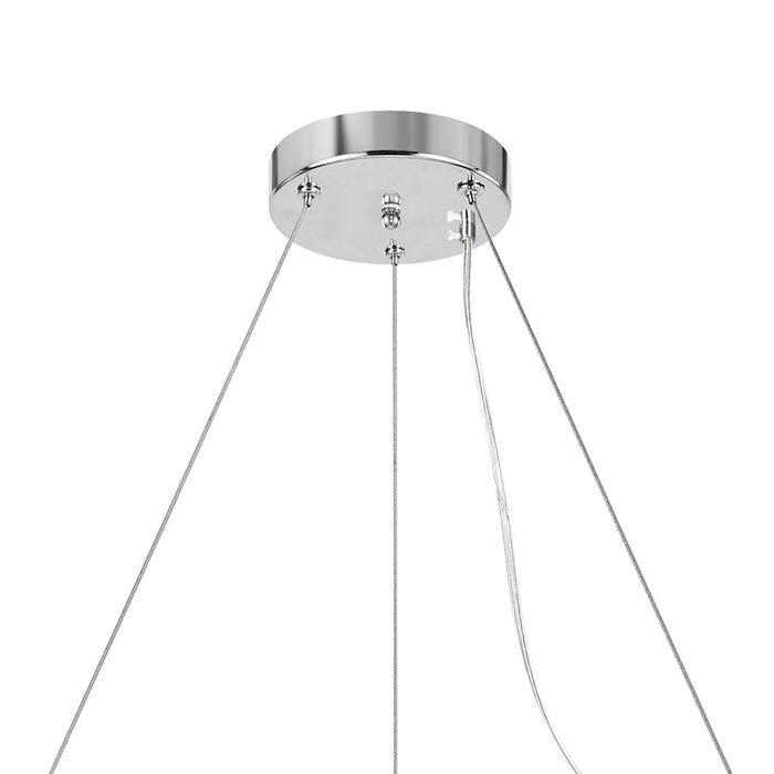 CWI Lighting Veronique 8 Light Down Chandelier, Chrome