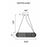 CWI Lighting Veronique 8 Light Down Chandelier, Chrome