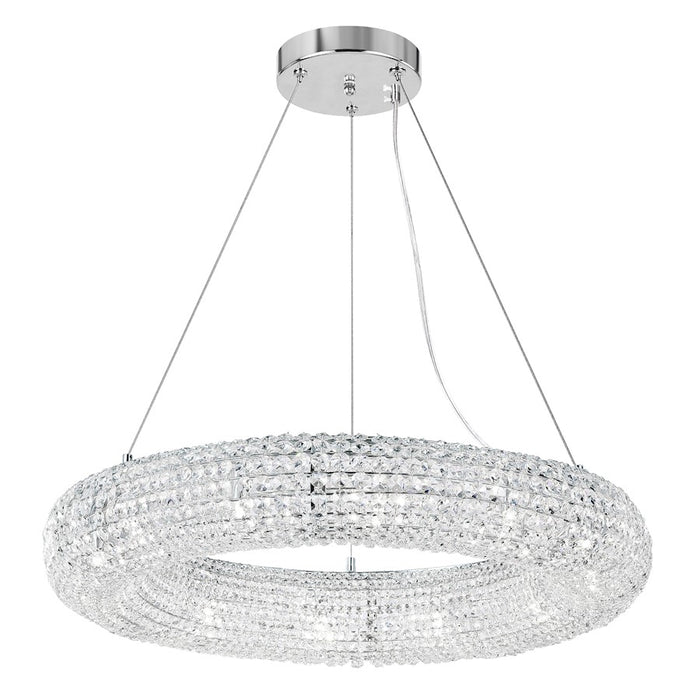 CWI Lighting Veronique 12 Light Down Chandelier, chrome