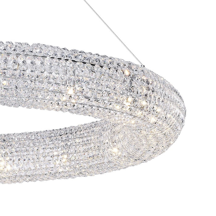 CWI Lighting Veronique 16 Light Down Chandelier, Chrome