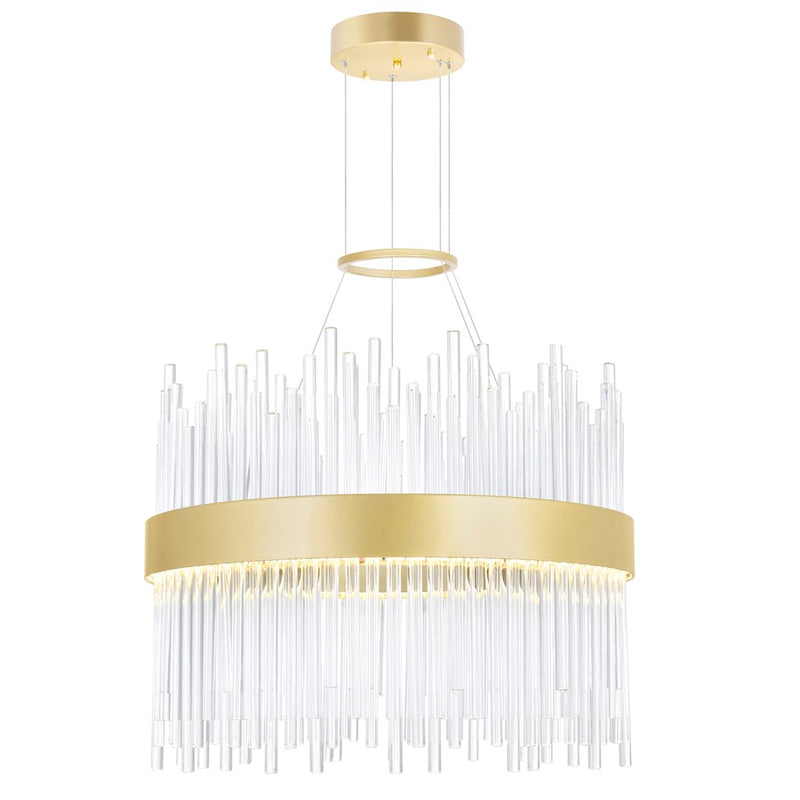 CWI Lighting Genevieve 16" Chandelier, Medallion Gold