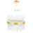 CWI Lighting Genevieve 16" Chandelier, Medallion Gold