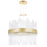 CWI Lighting Genevieve 16" Chandelier, Medallion Gold