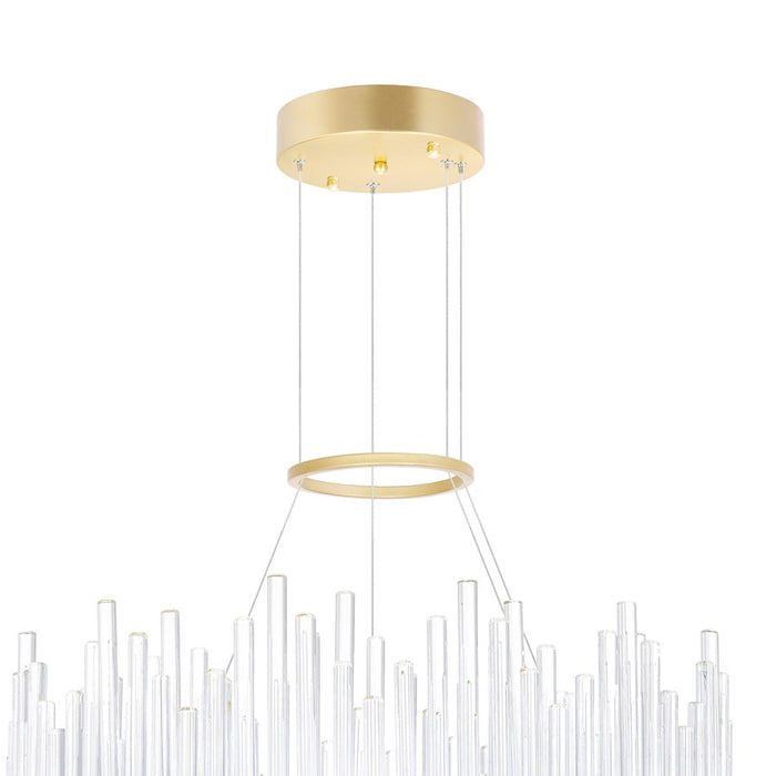 CWI Lighting Genevieve 24" Chandelier, Medallion Gold