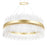 CWI Lighting Genevieve 32" Chandelier, Medallion Gold