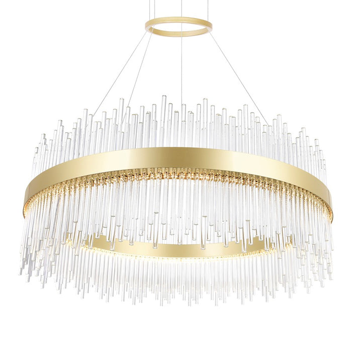 CWI Lighting Genevieve 32" Chandelier, Medallion Gold