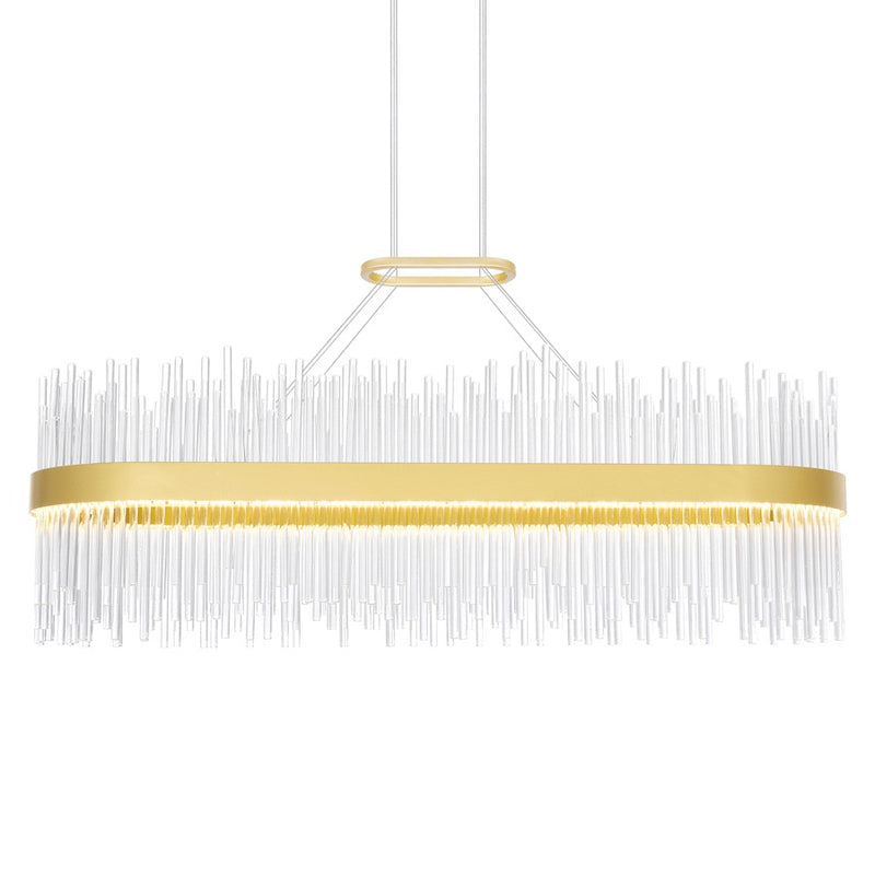 CWI Lighting Genevieve 39" Chandelier, Medallion Gold