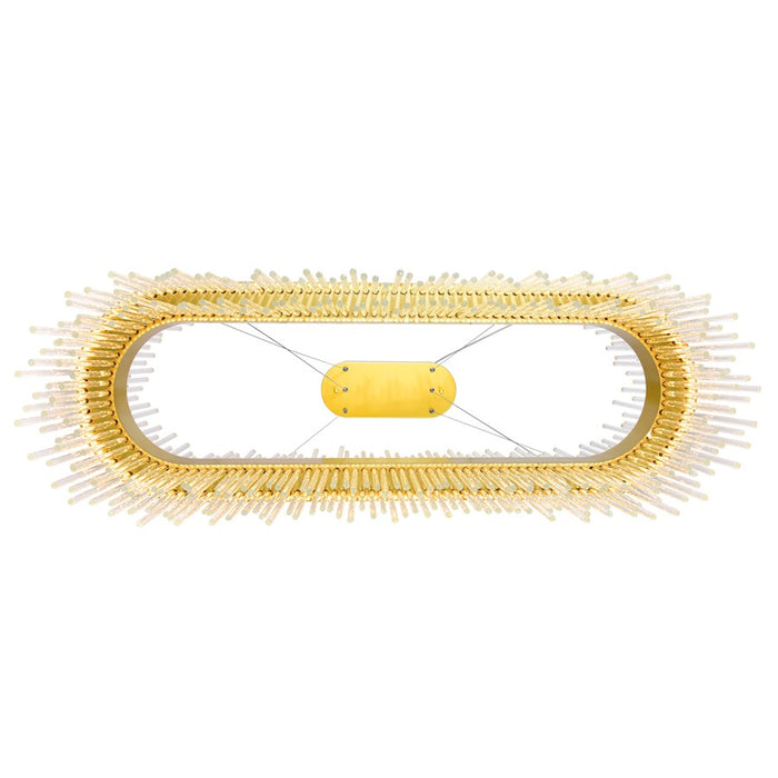 CWI Lighting Genevieve 39" Chandelier, Medallion Gold