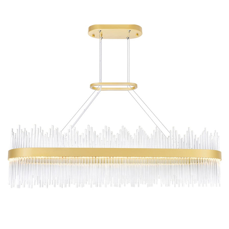 CWI Lighting Genevieve 47" Chandelier, Medallion Gold