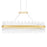 CWI Lighting Genevieve 47" Chandelier, Medallion Gold