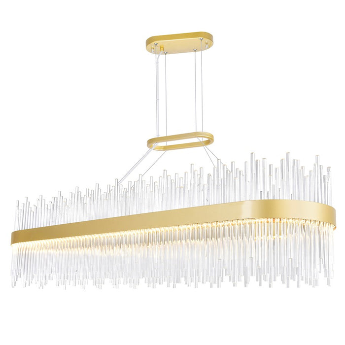 CWI Lighting Genevieve 47" Chandelier, Medallion Gold