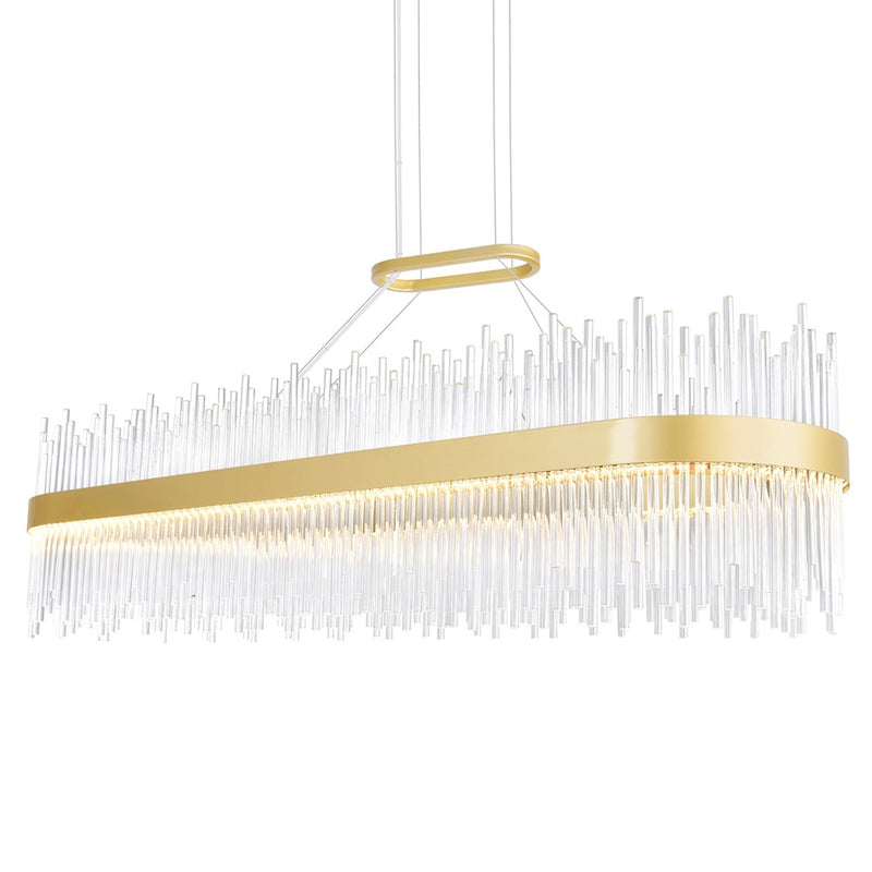 CWI Lighting Genevieve 47" Chandelier, Medallion Gold