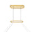 CWI Lighting Genevieve 47" Chandelier, Medallion Gold