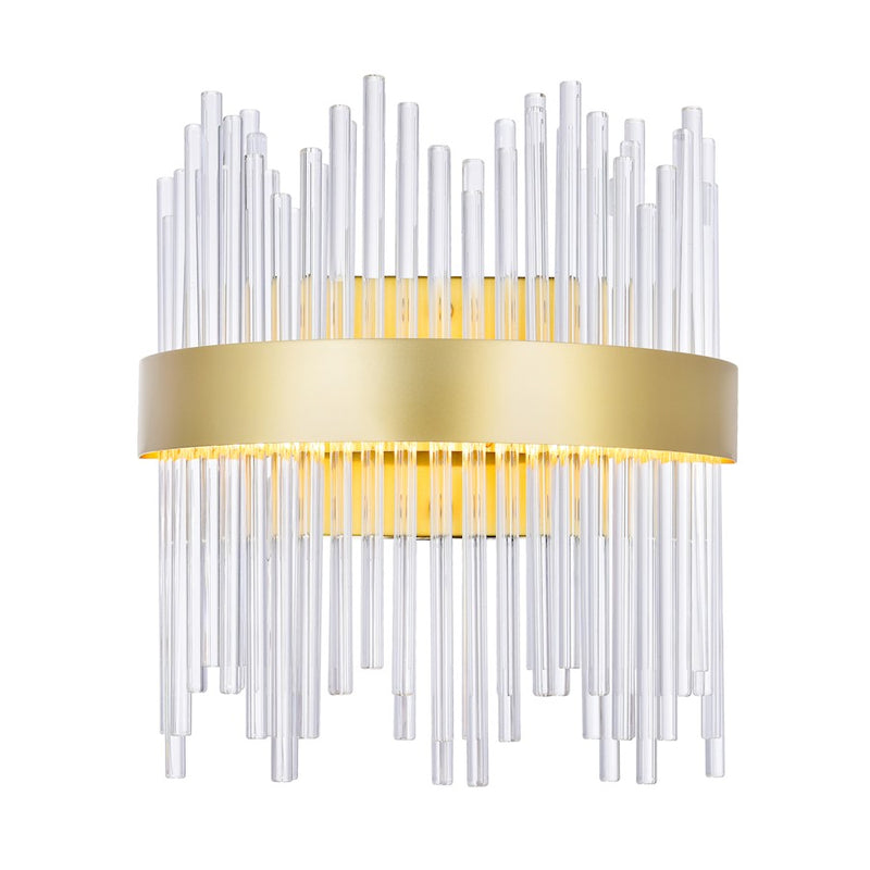 CWI Lighting Genevieve 12" Wall Light, Medallion Gold