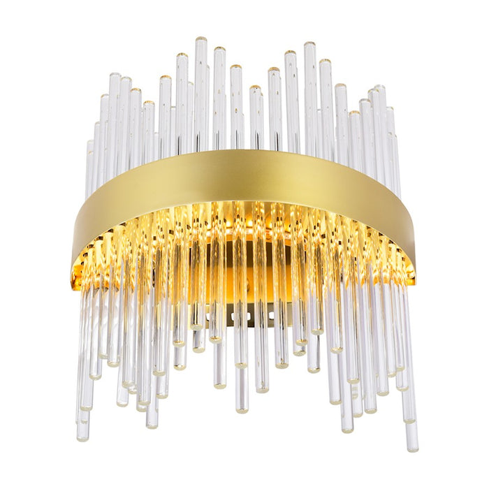 CWI Lighting Genevieve 12" Wall Light, Medallion Gold