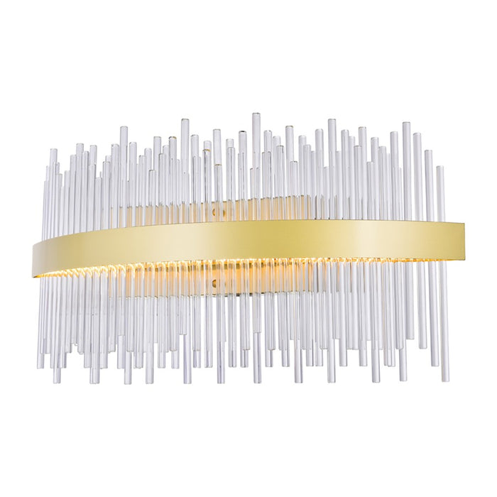CWI Lighting Genevieve 12" Wall Light, Medallion Gold