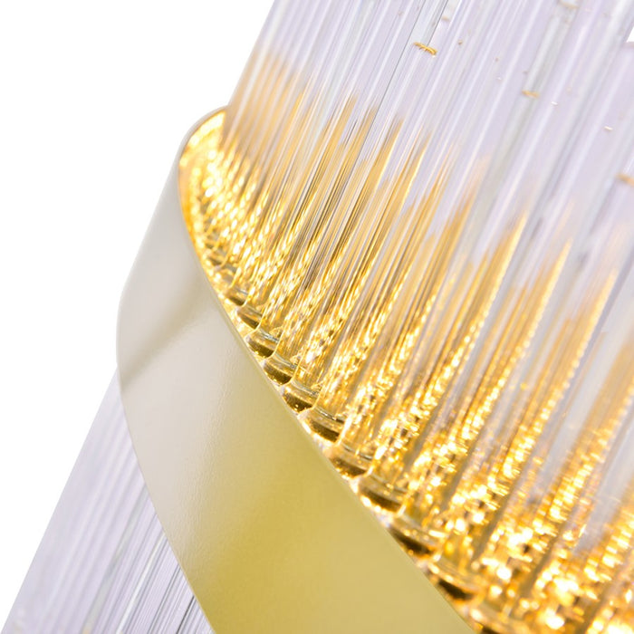 CWI Lighting Genevieve 32" Wall Light, Medallion Gold