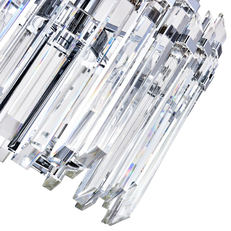 CWI Lighting Henrietta 4 Light Chandelier, Chrome