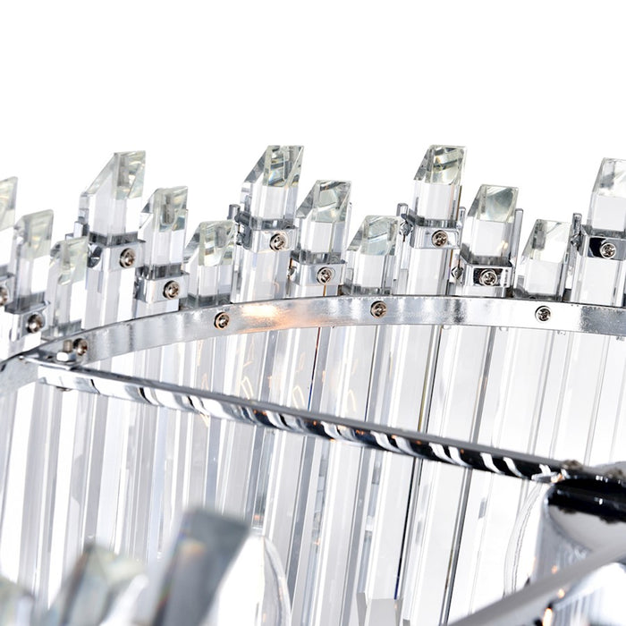CWI Lighting Henrietta 6 Light Chandelier, Chrome