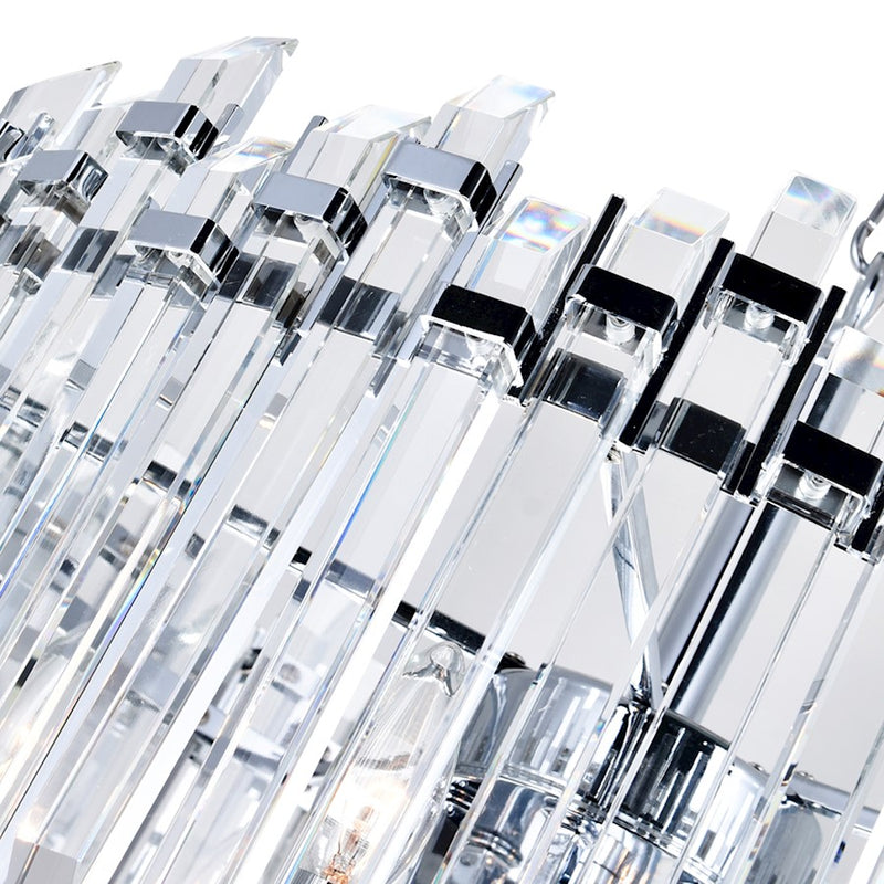 CWI Lighting Henrietta 6 Light Chandelier, Chrome