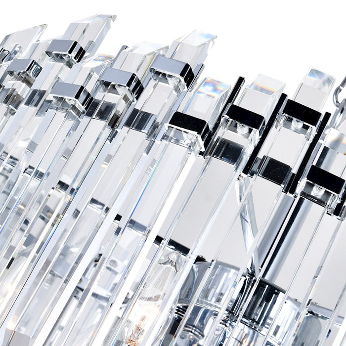 CWI Lighting Henrietta 6 Light Chandelier, Chrome