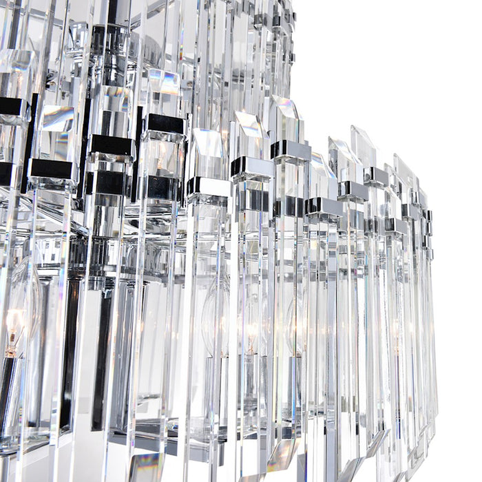 CWI Lighting Henrietta 12 Light Chandelier, Chrome